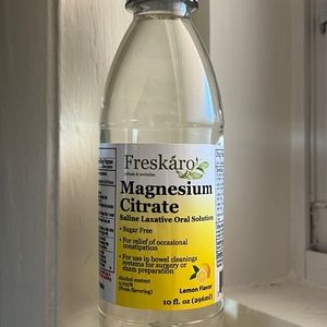 Magnesium Citrate Liquid Laxative Oral Solution - Grape - 10oz Exp 12/2024